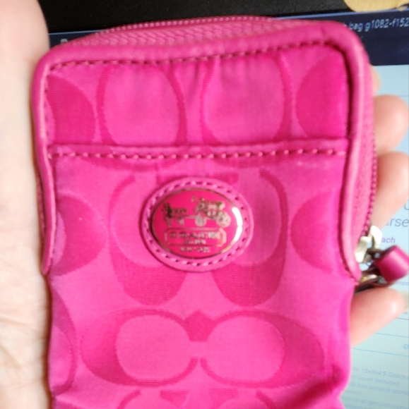 Euc Coach Color Block Leather Handbag Tote Bag Purse - Picture 11 of 12